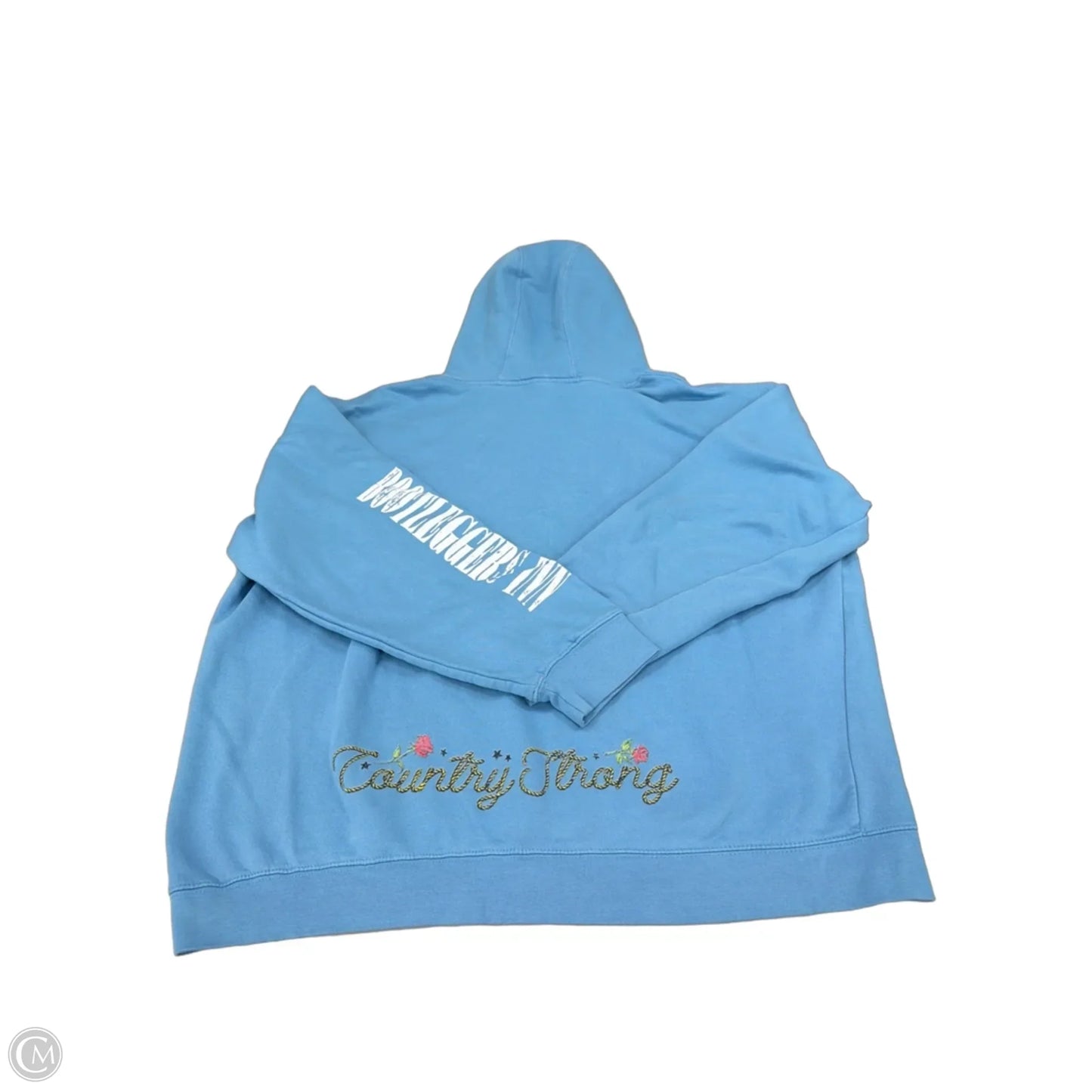 Sweatshirt Hoodie By Cme In Blue, Size: Xl