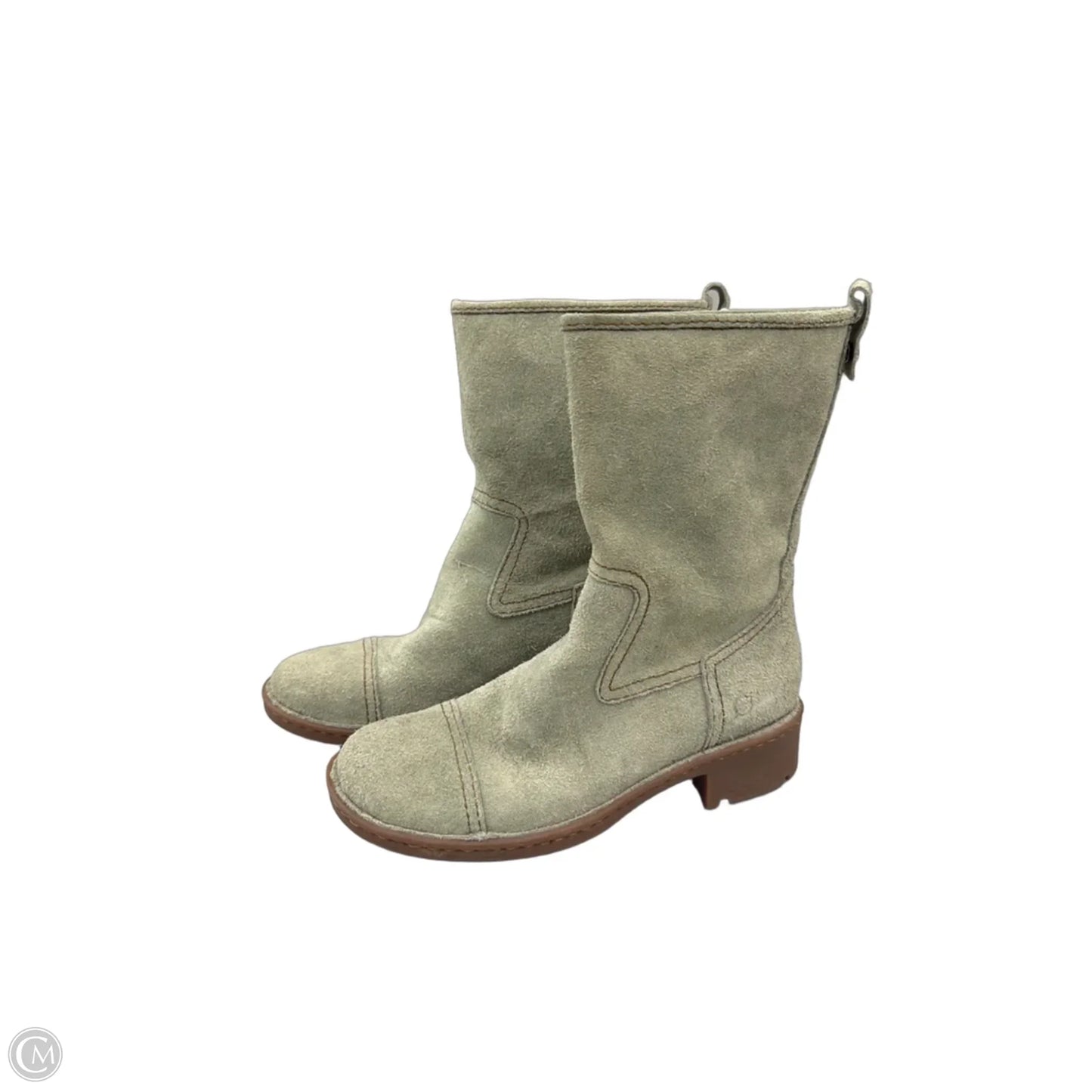Boots Mid-calf Flats By Born In Green, Size: 7.5