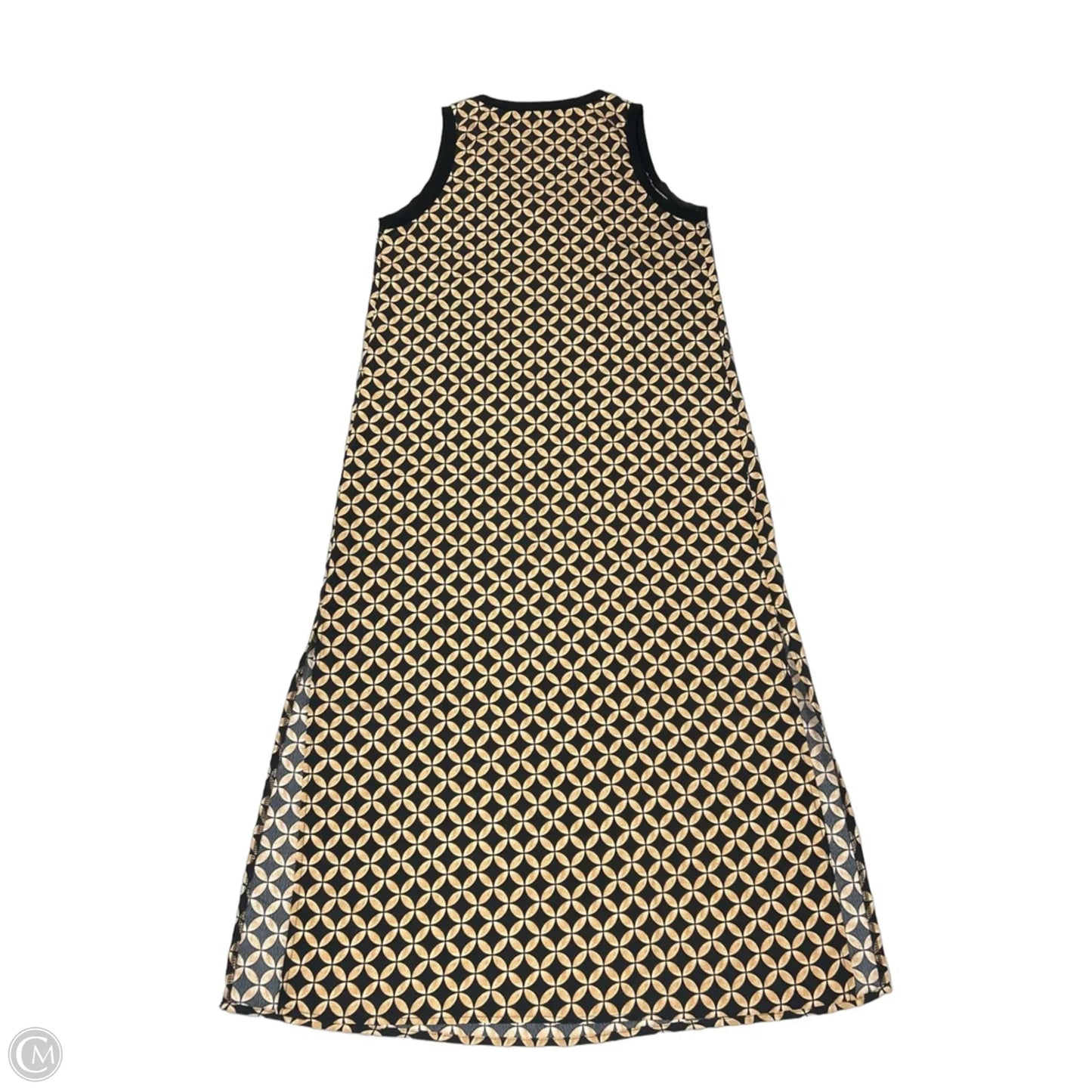 Dress Casual Maxi By Cme In Black & Tan, Size: Xs