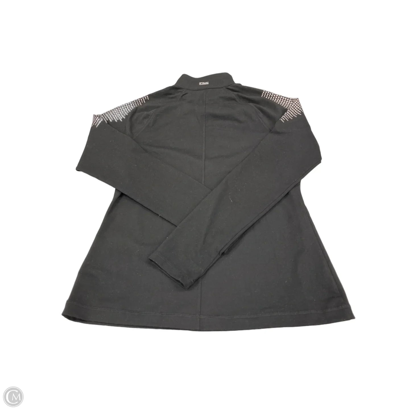 Athletic Jacket By Fila In Black, Size: M