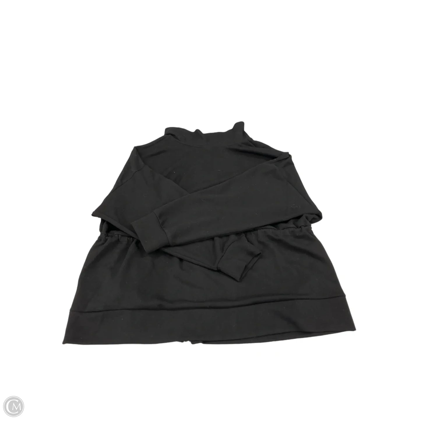 Top Long Sleeve By Scoop In Black, Size: 3x