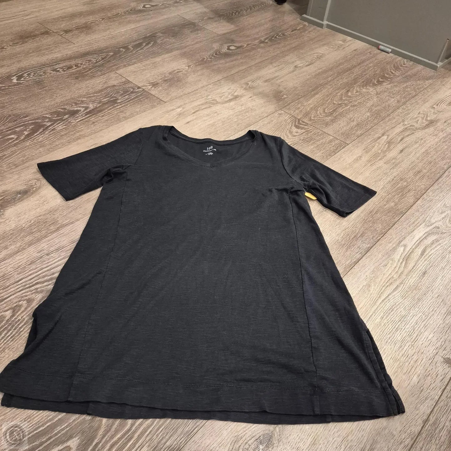 Top Short Sleeve By J. Jill In Black, Size: M