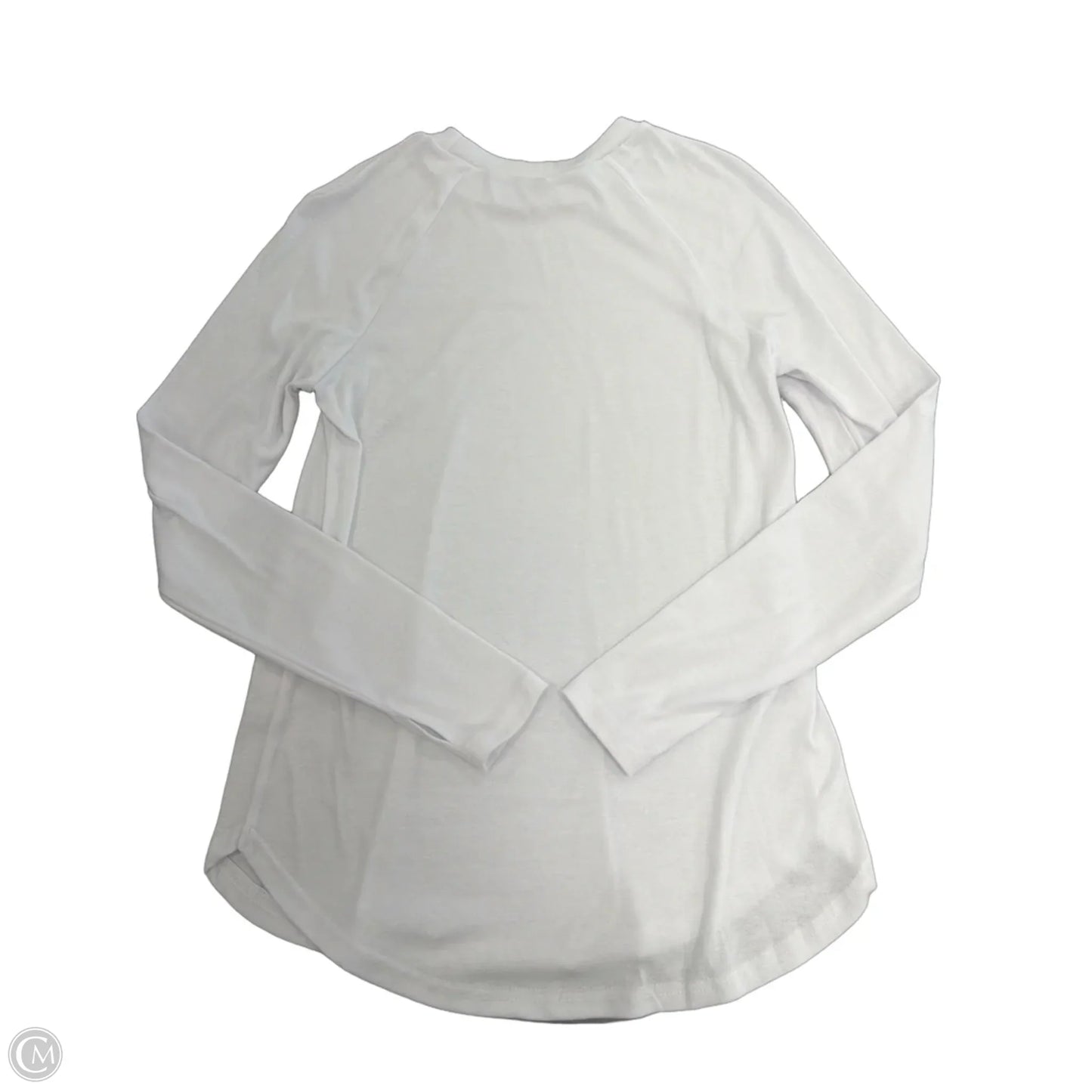 Top Long Sleeve By Cme In White, Size: S