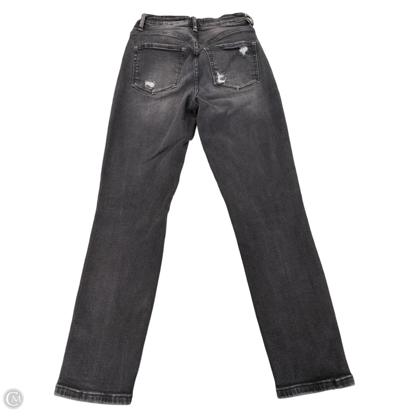 Jeans Straight By Vervet In Black Denim, Size: 0