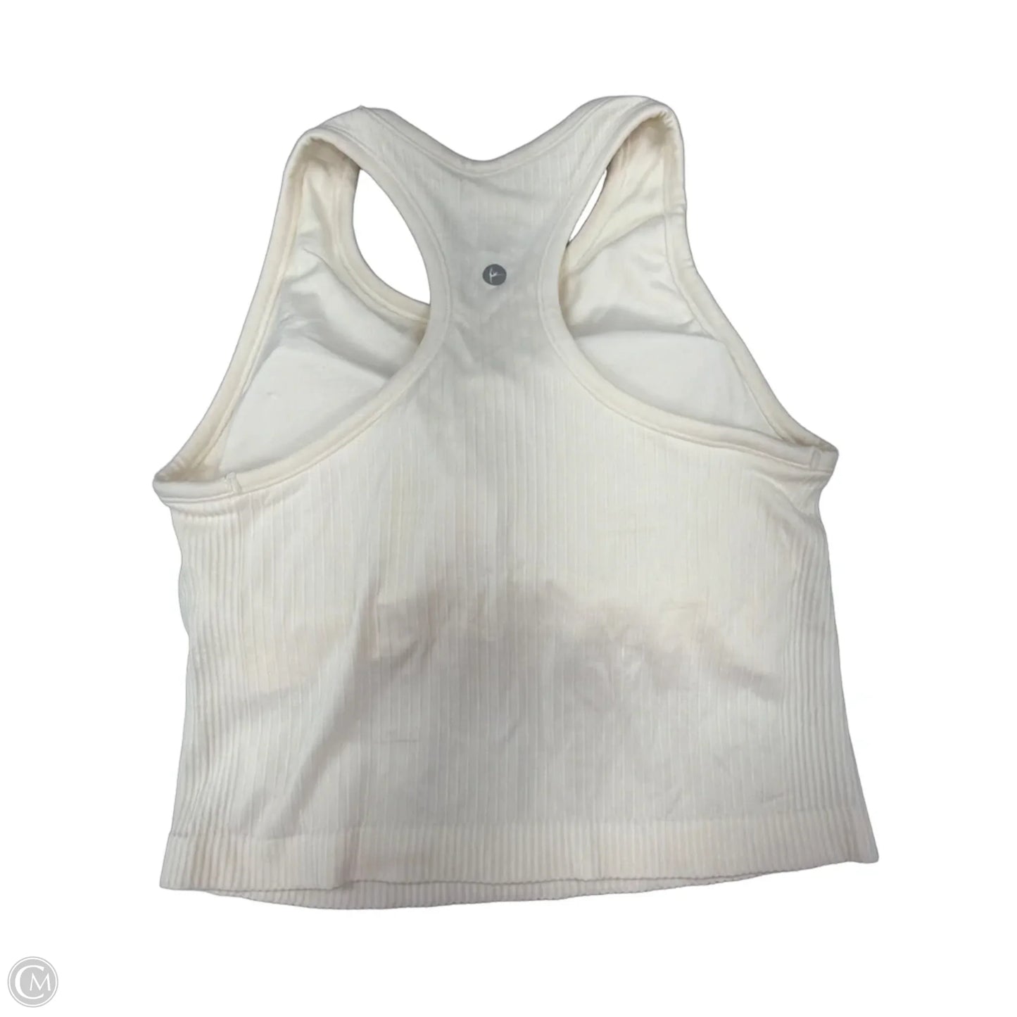 Athletic Tank Top By 90 Degrees By Reflex In Cream, Size: M