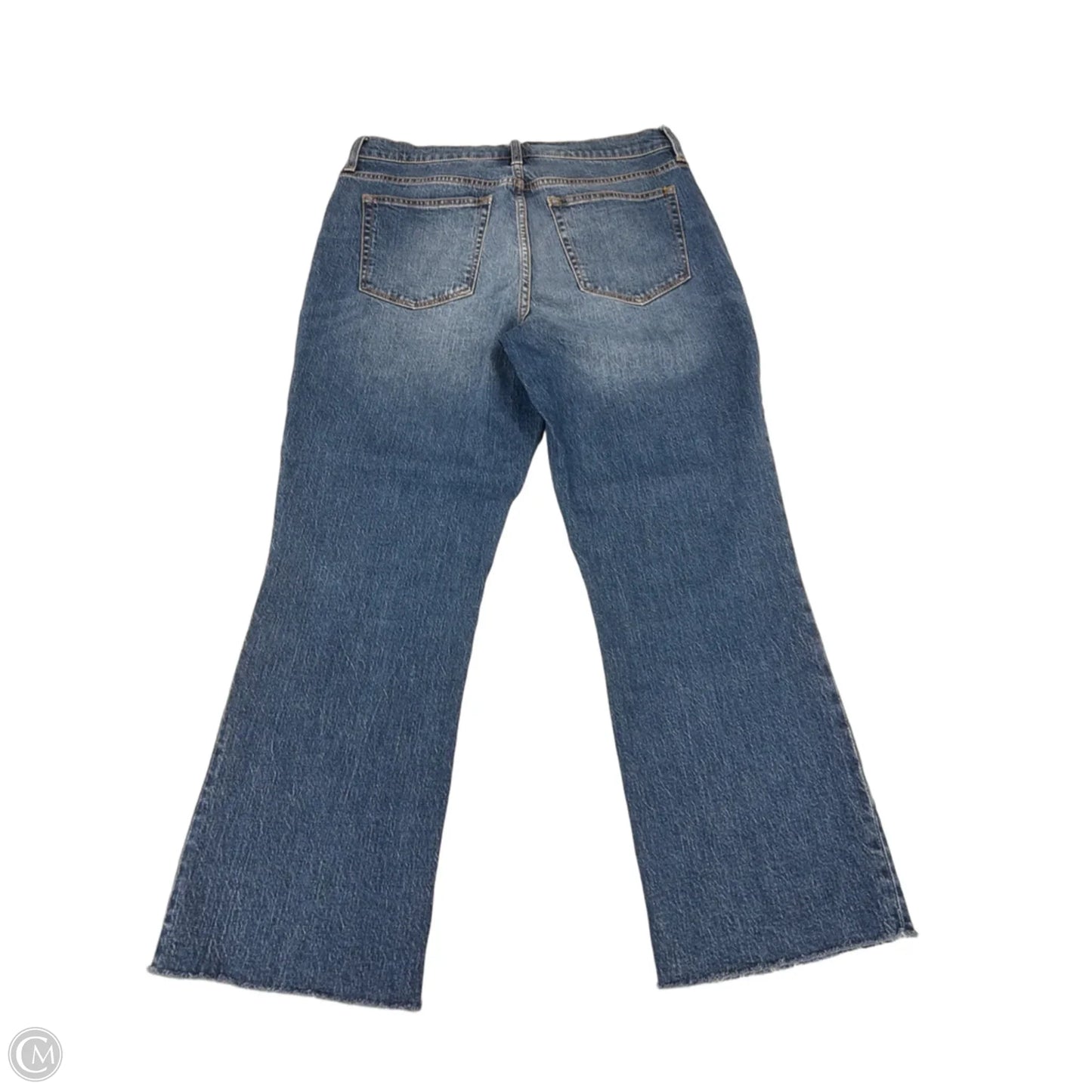Jeans Flared By J. Crew In Blue Denim, Size: 8