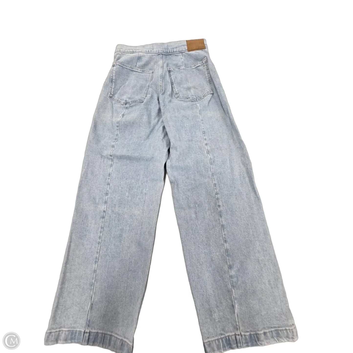 Jeans Wide Leg By Madewell In Blue Denim, Size: 4