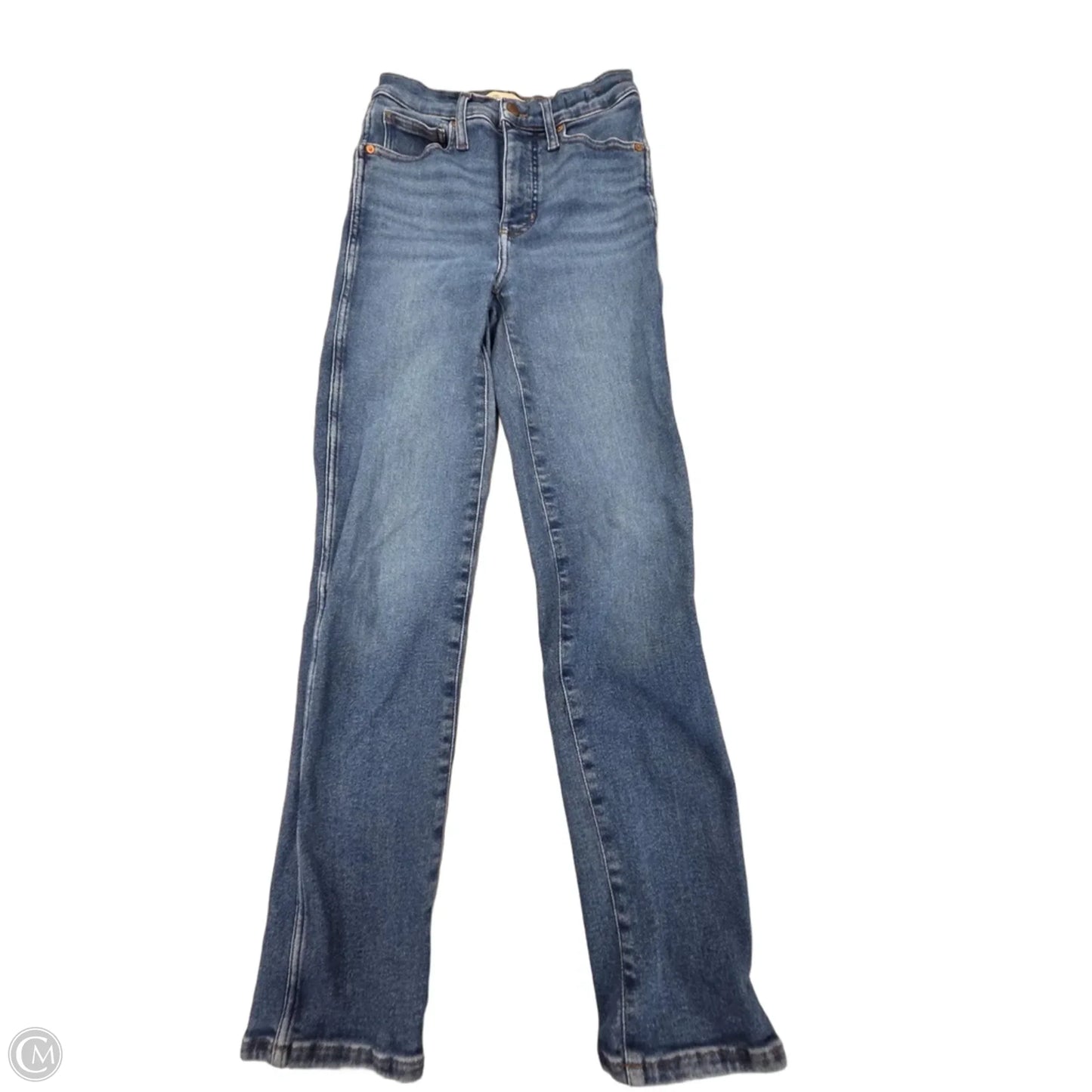 Jeans Skinny By Madewell In Blue Denim, Size: 0