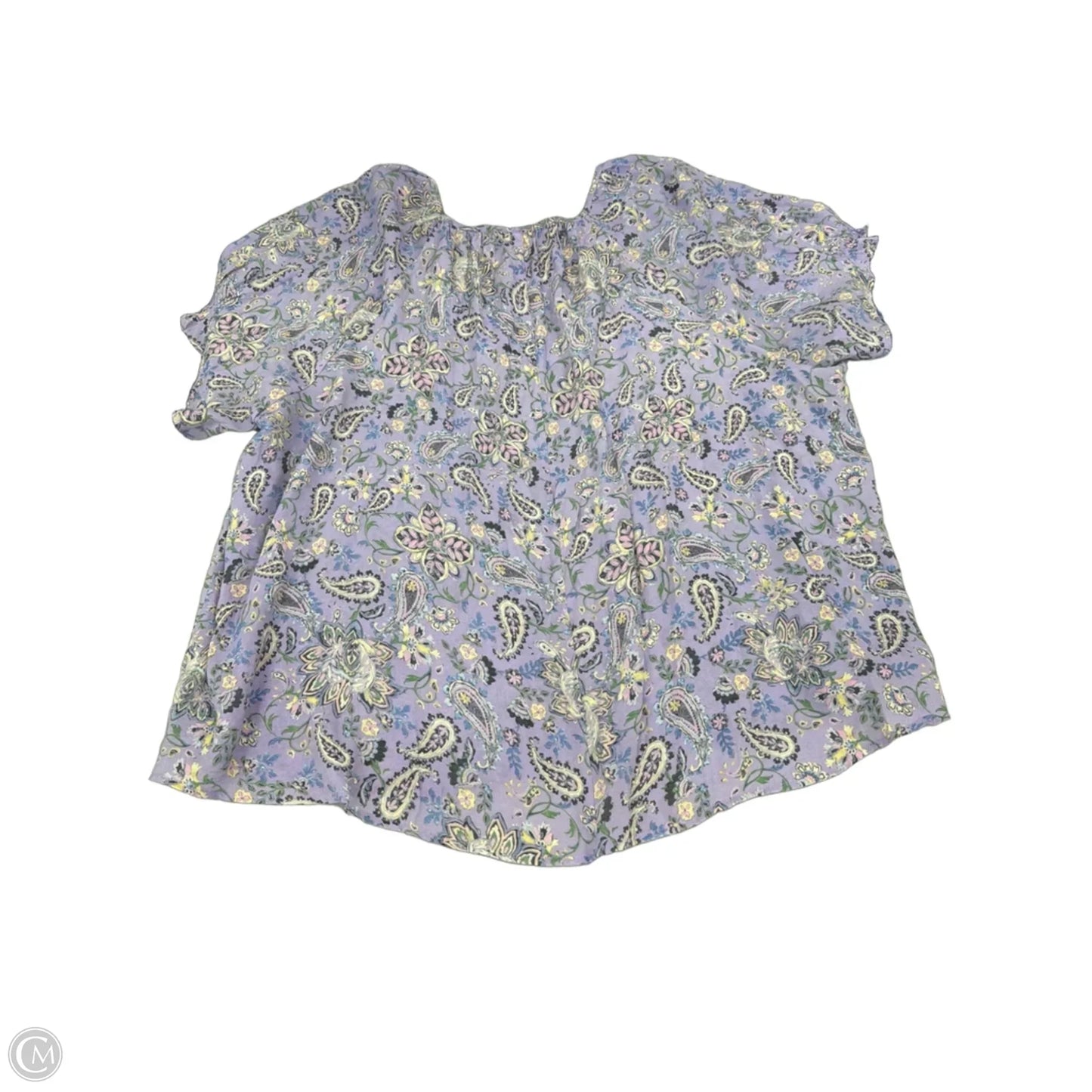 Top Short Sleeve By Lane Bryant In Purple, Size: 3x