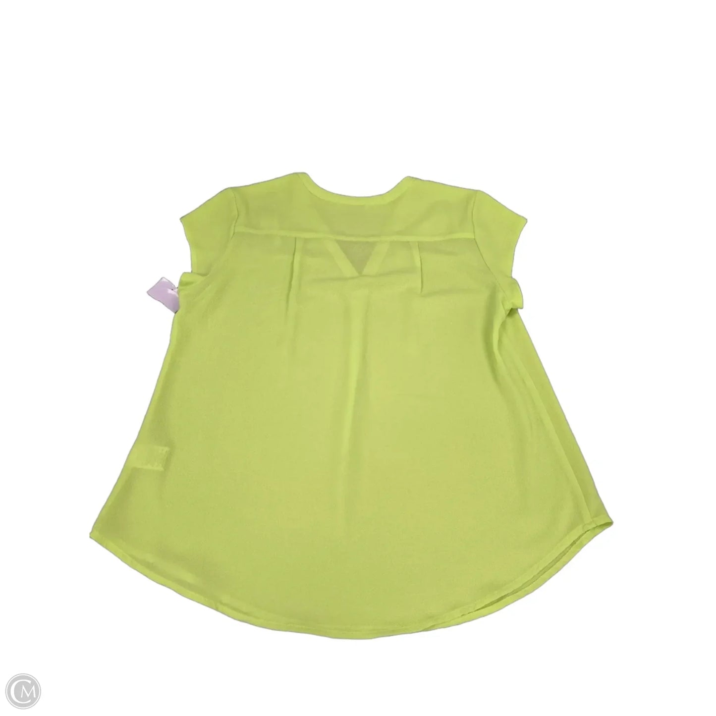 Top Short Sleeve By Staccato In Green, Size: L