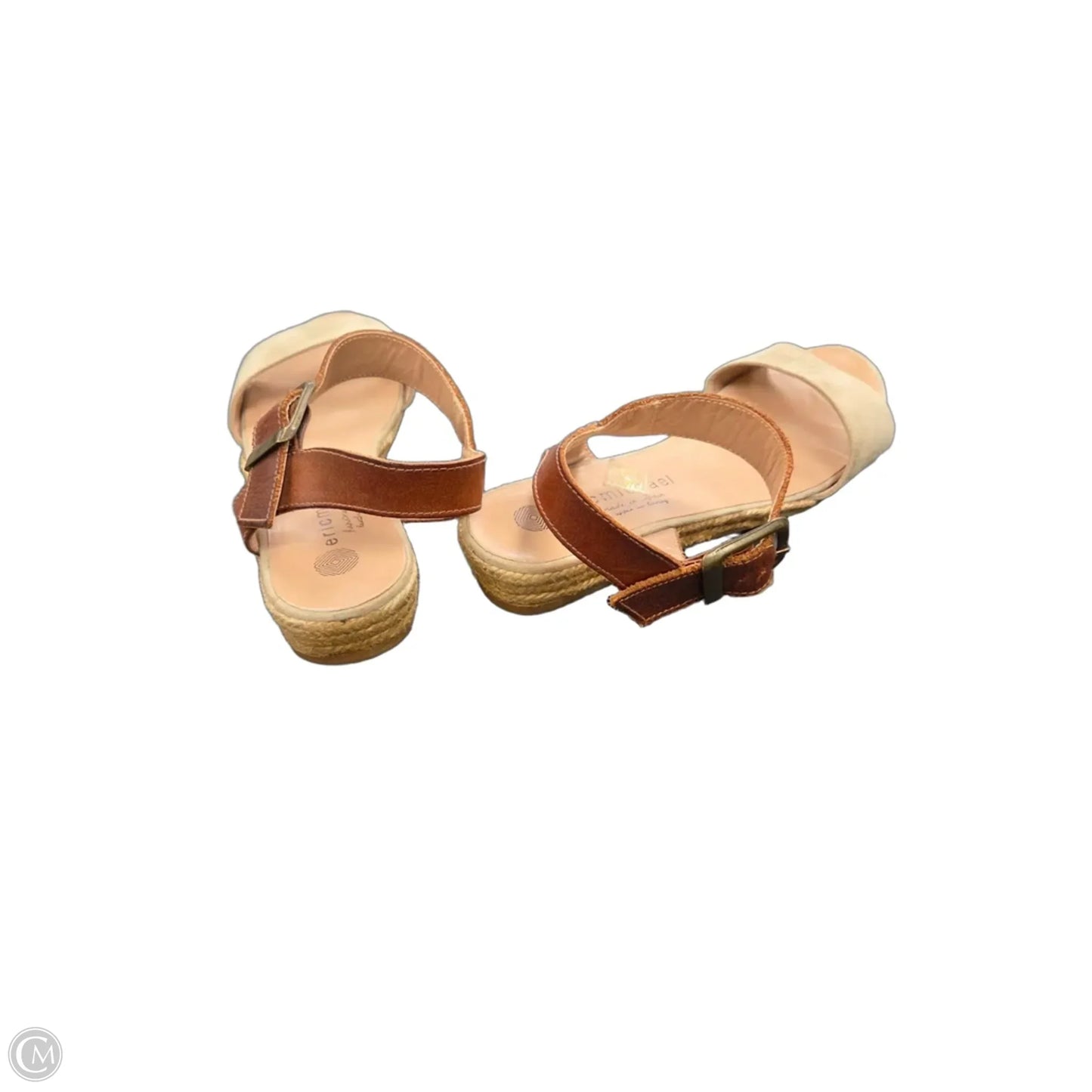 Sandals Flats By Eric Michael London In Tan, Size: 9