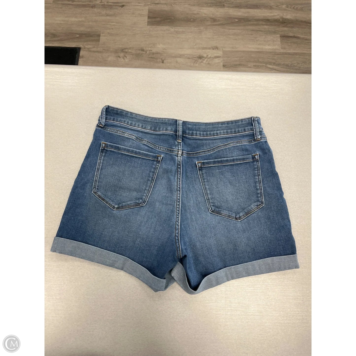 Shorts By Nine West In Blue Denim, Size: 14