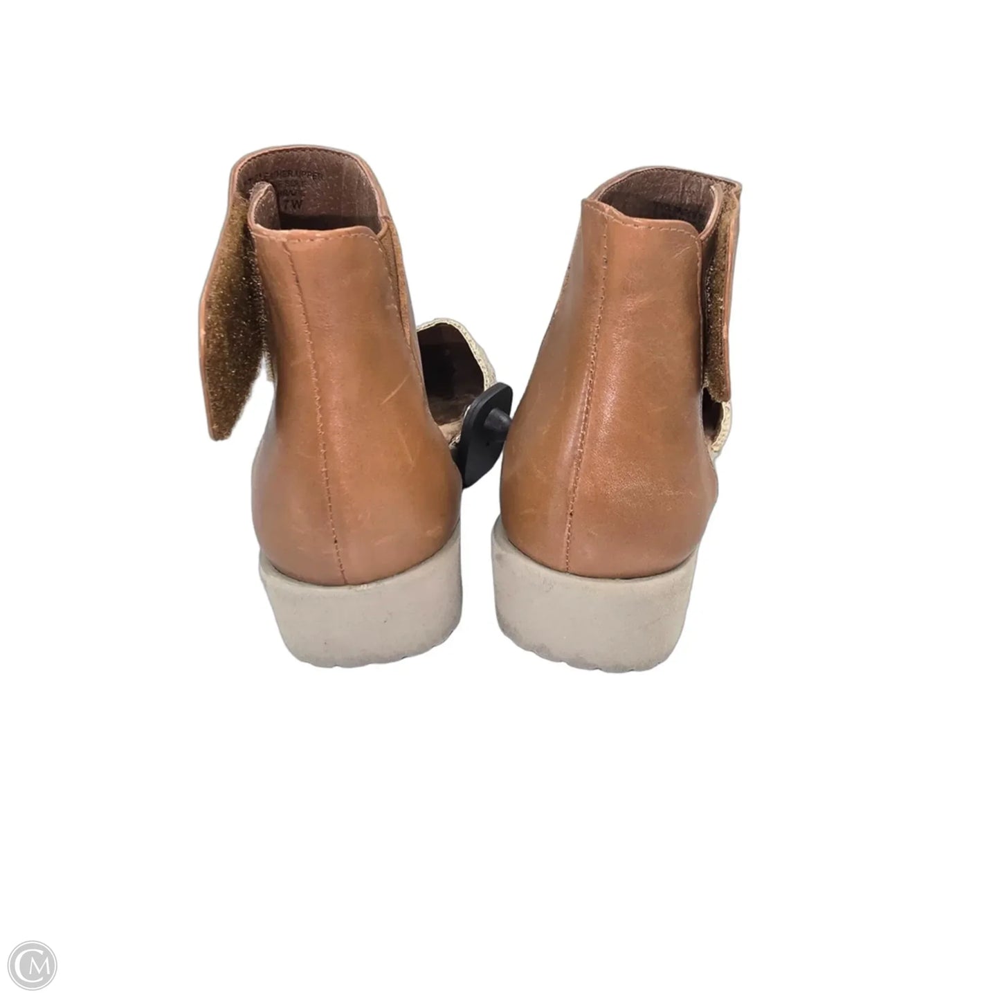 Shoes Heels Wedge By Cme In Cream, Size: 7