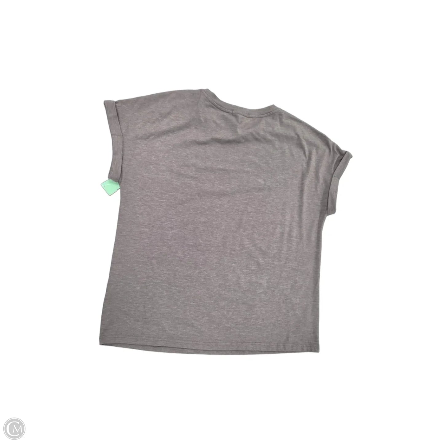 Top Short Sleeve By Automet In Tan, Size: L