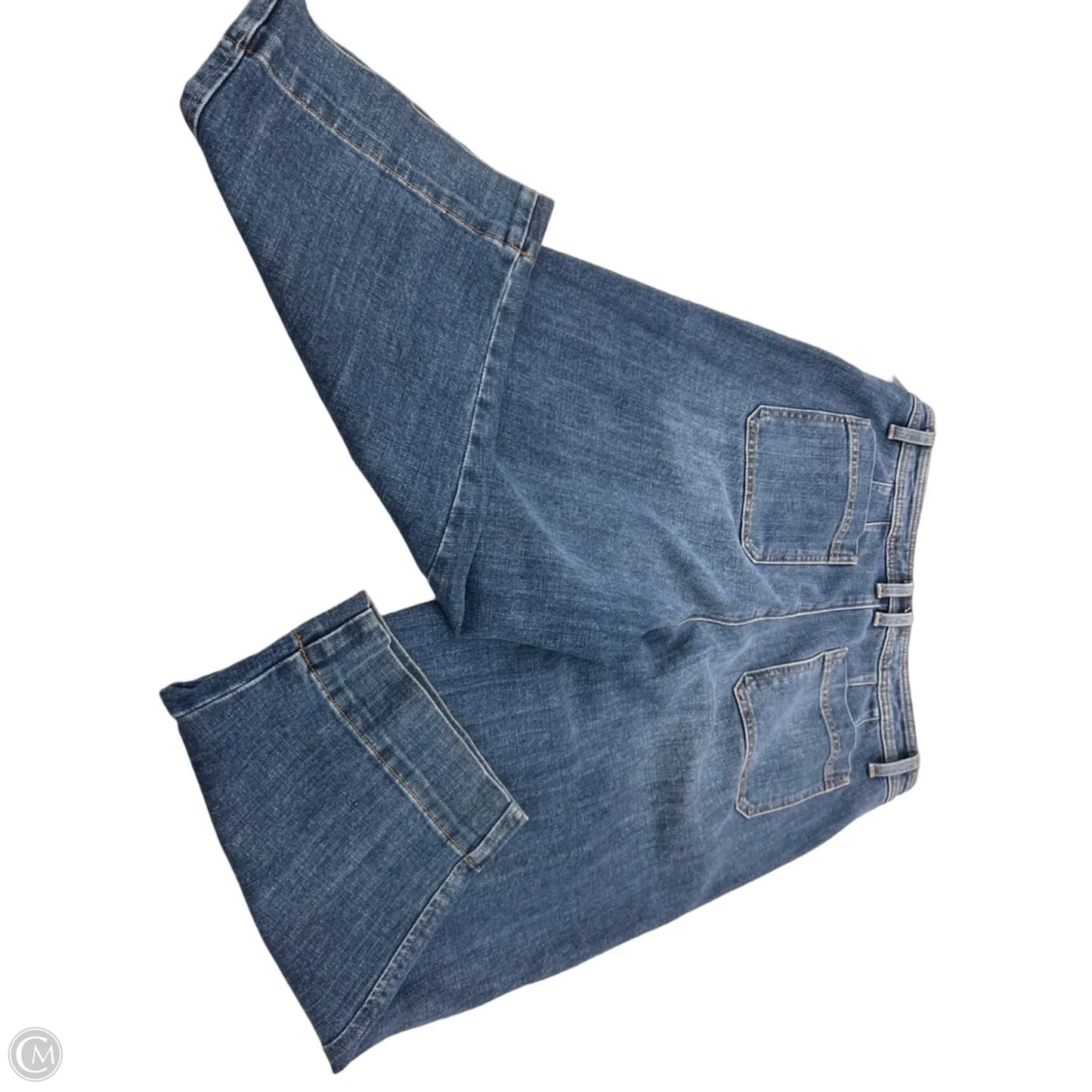 Jeans Wide Leg By Talbots In Blue Denim, Size: 12