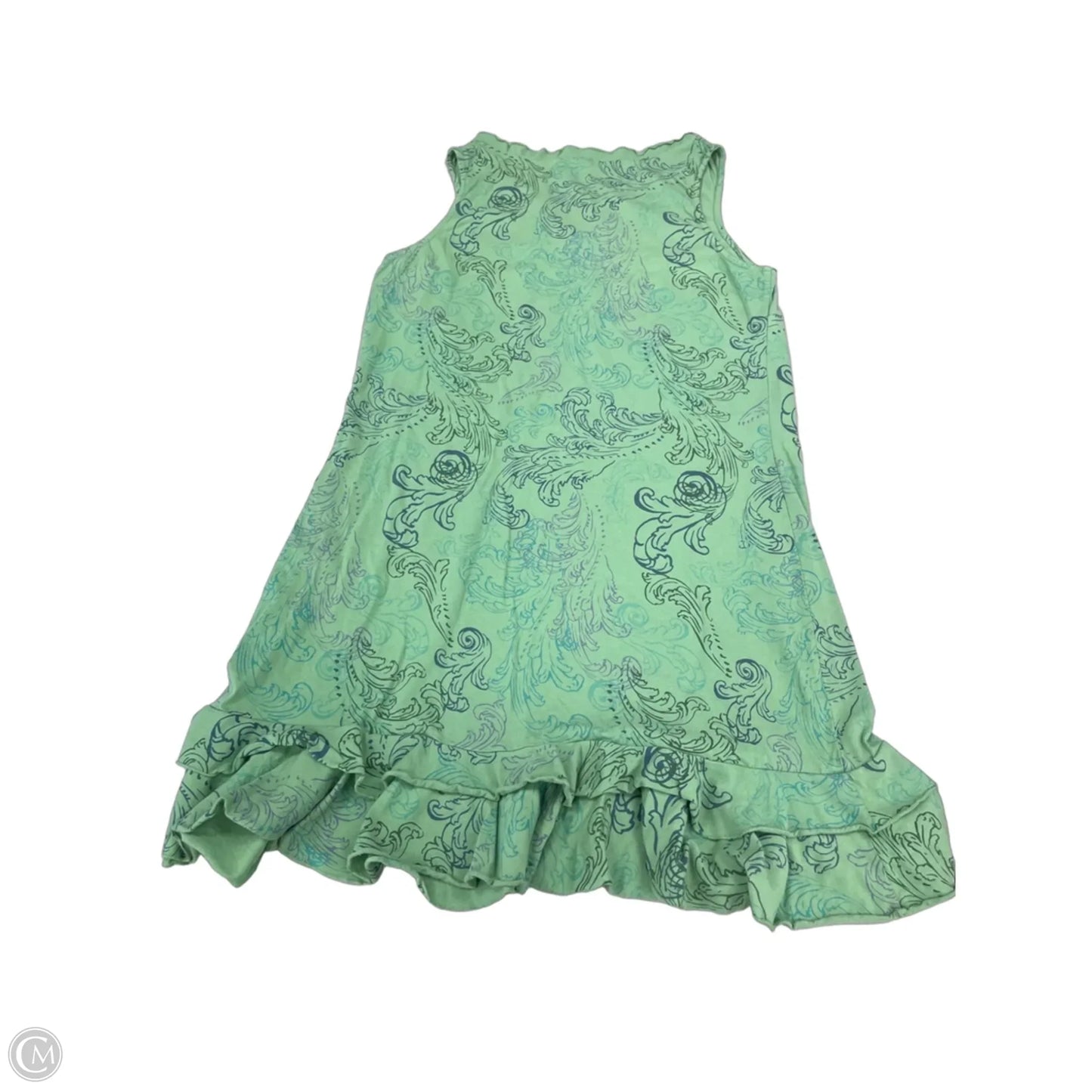 Dress Casual Short By Fresh Produce In Green, Size: 1x