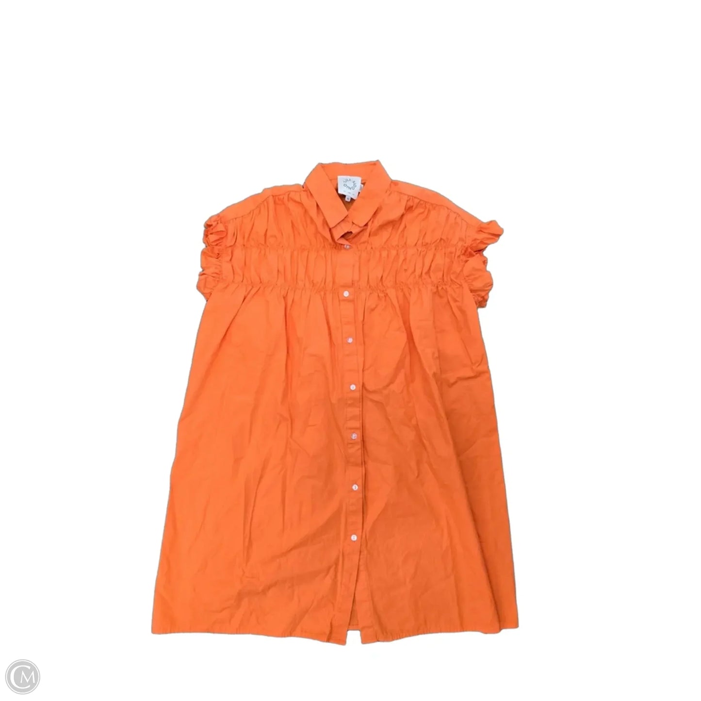 Dress Casual Short By Lili Sidonio In Orange, Size: Xs