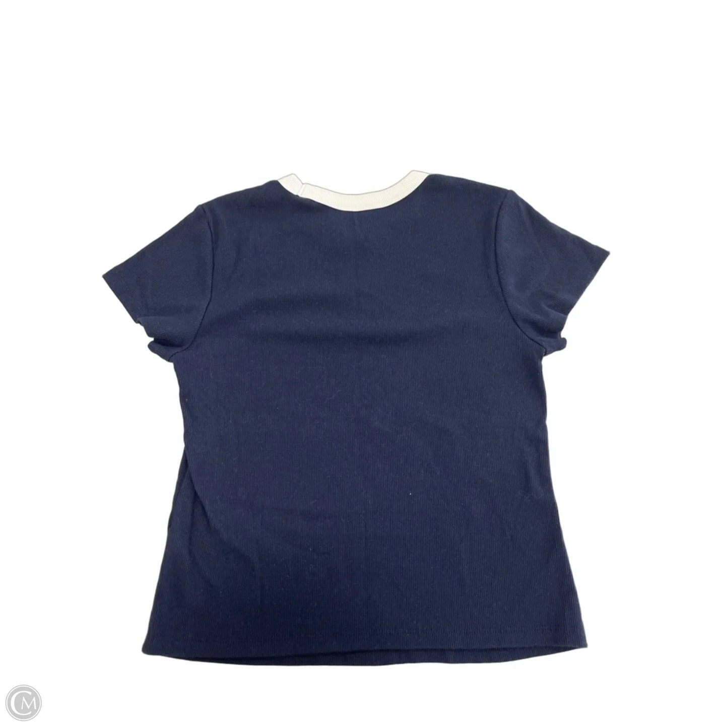 Top Short Sleeve By Old Navy In Navy, Size: L