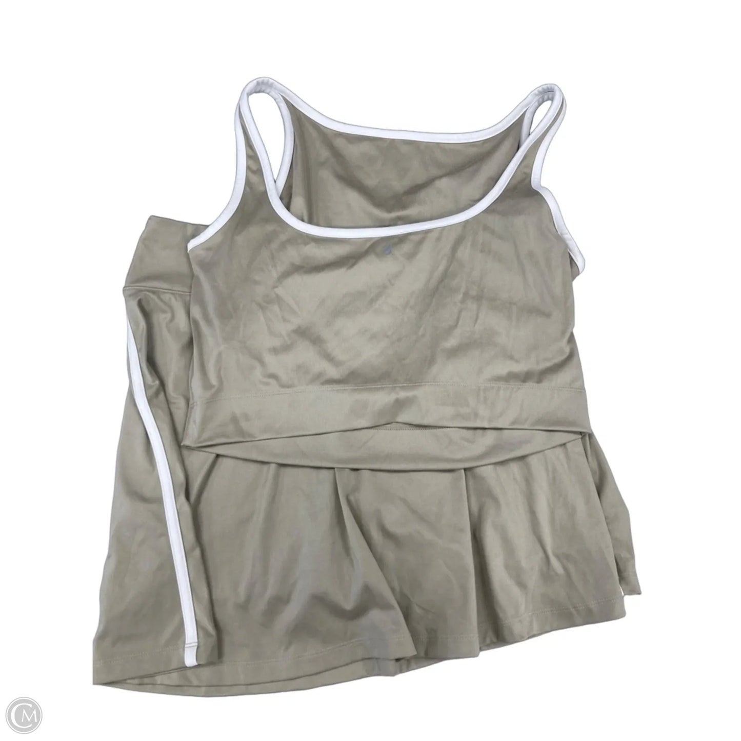Athletic Shorts 2pc By Lou And Grey In Beige, Size: L