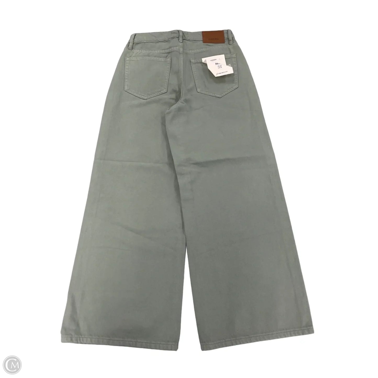 Pants Wide Leg By Hidden In Green Denim, Size: 2