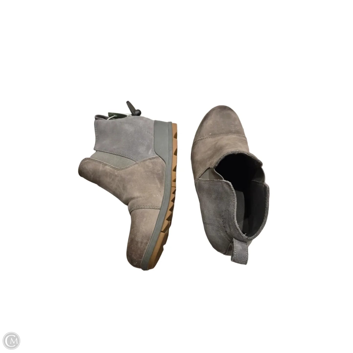 Boots Ankle Heels By Sorel In Grey, Size: 10.5