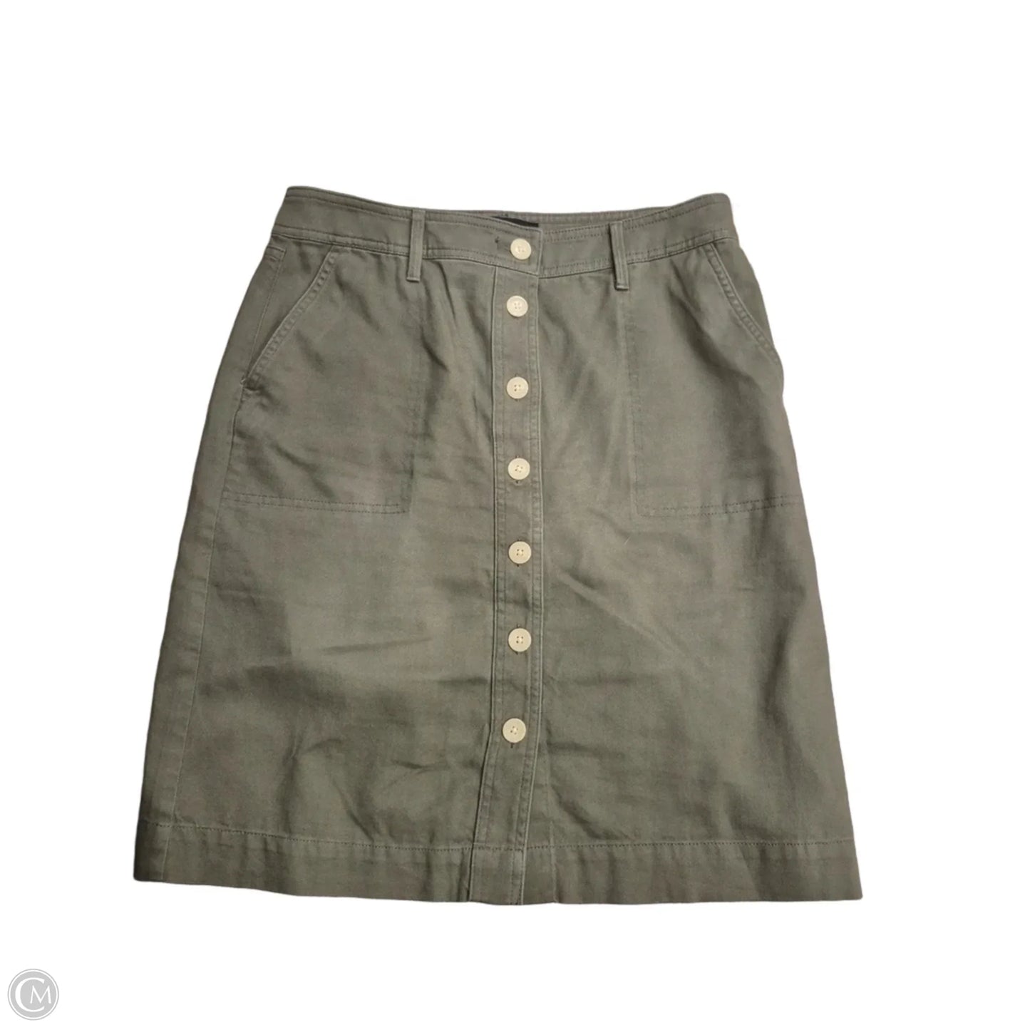 Skirt Midi By Talbots In Green, Size: 4