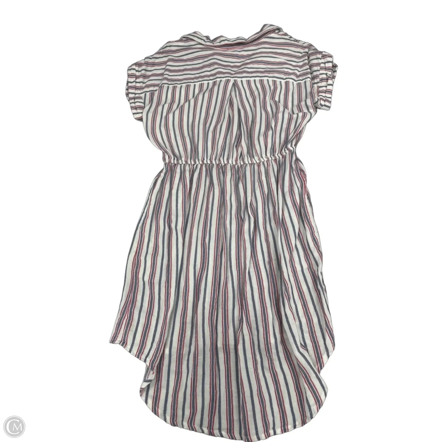 Dress Casual Short By Japna In Blue Red & White, Size: M
