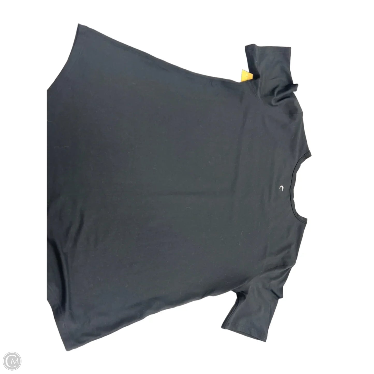 Athletic Top Short Sleeve By Zyia In Black, Size: L