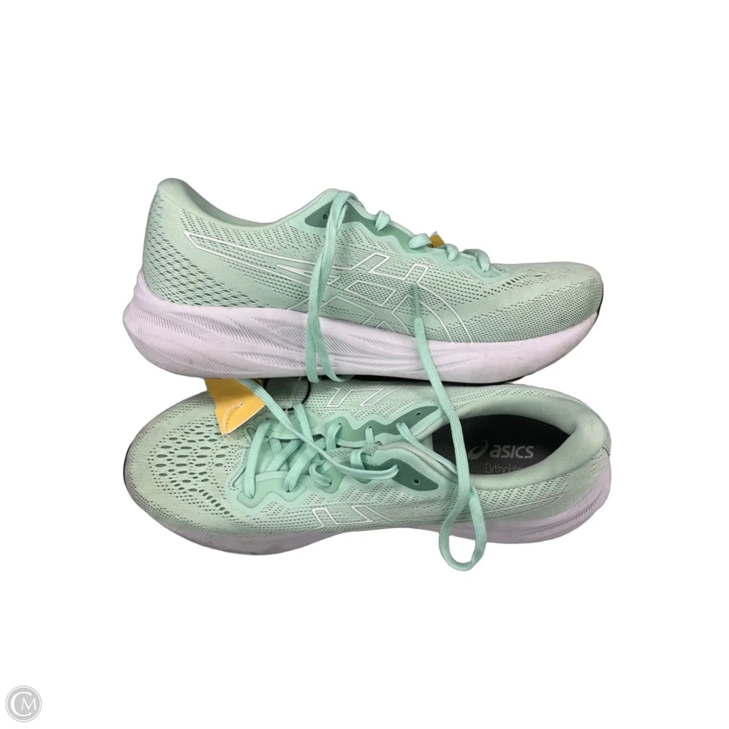 Shoes Athletic By Asics In Green, Size: 11