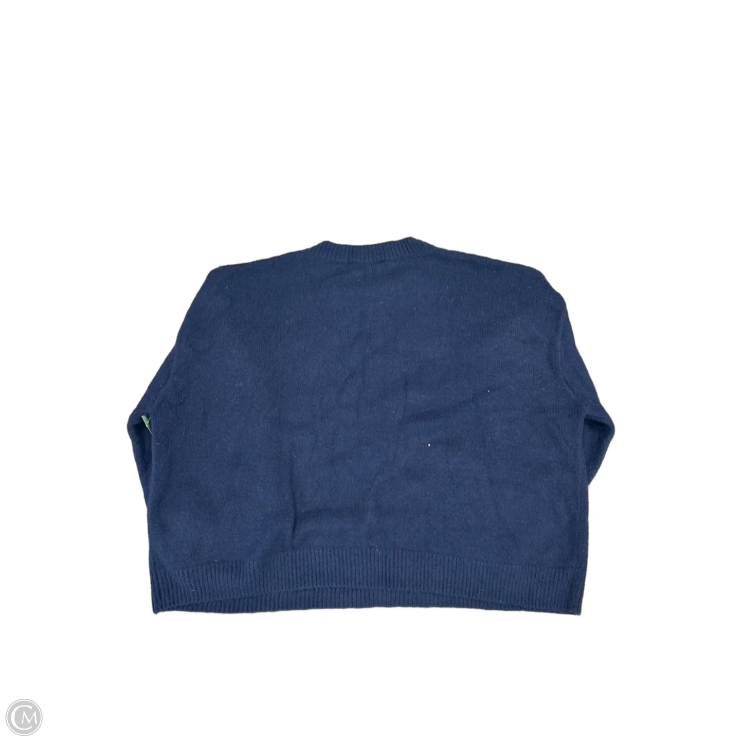 Sweater By Eloquii In Navy, Size: Xl