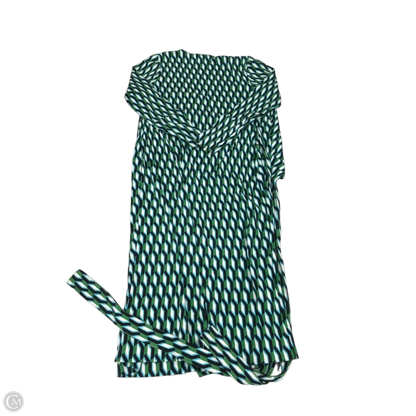 Dress Designer By Diane Von Furstenberg In Green, Size: M