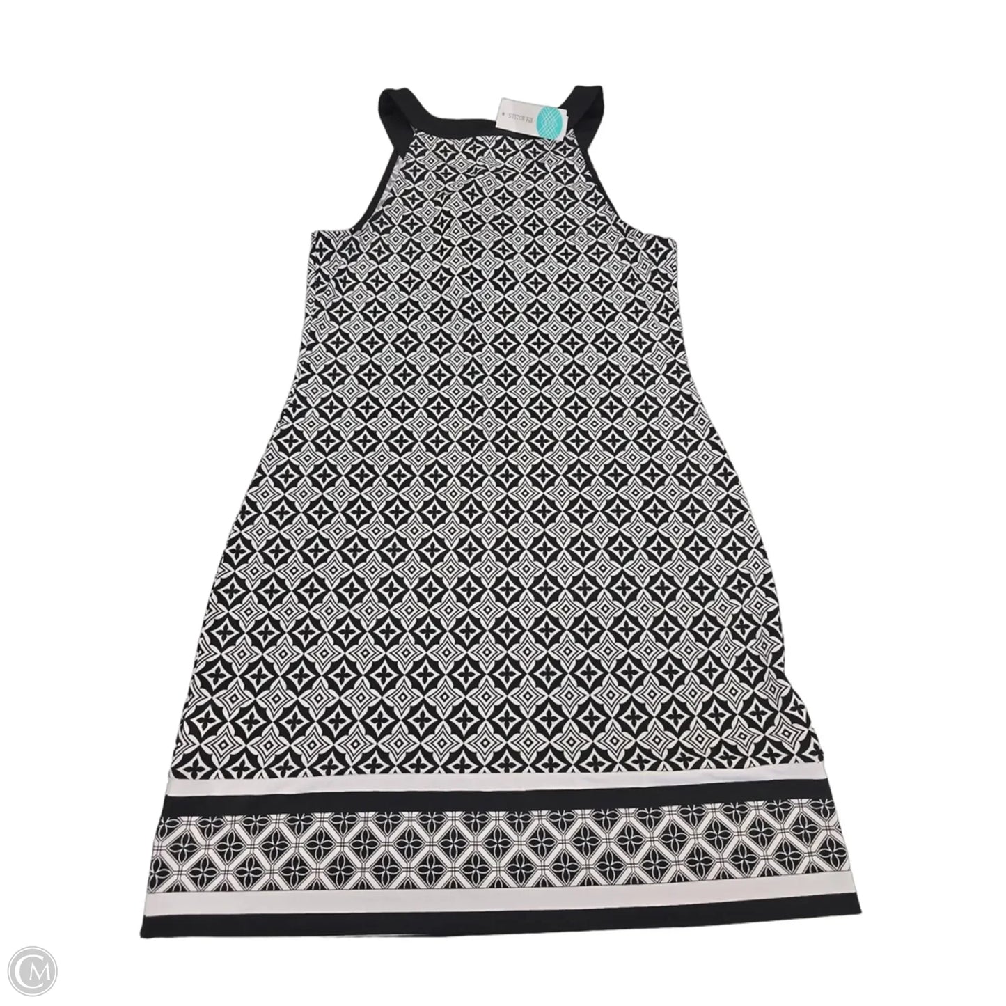 Dress Casual Short By Cmc In Black & White, Size: M