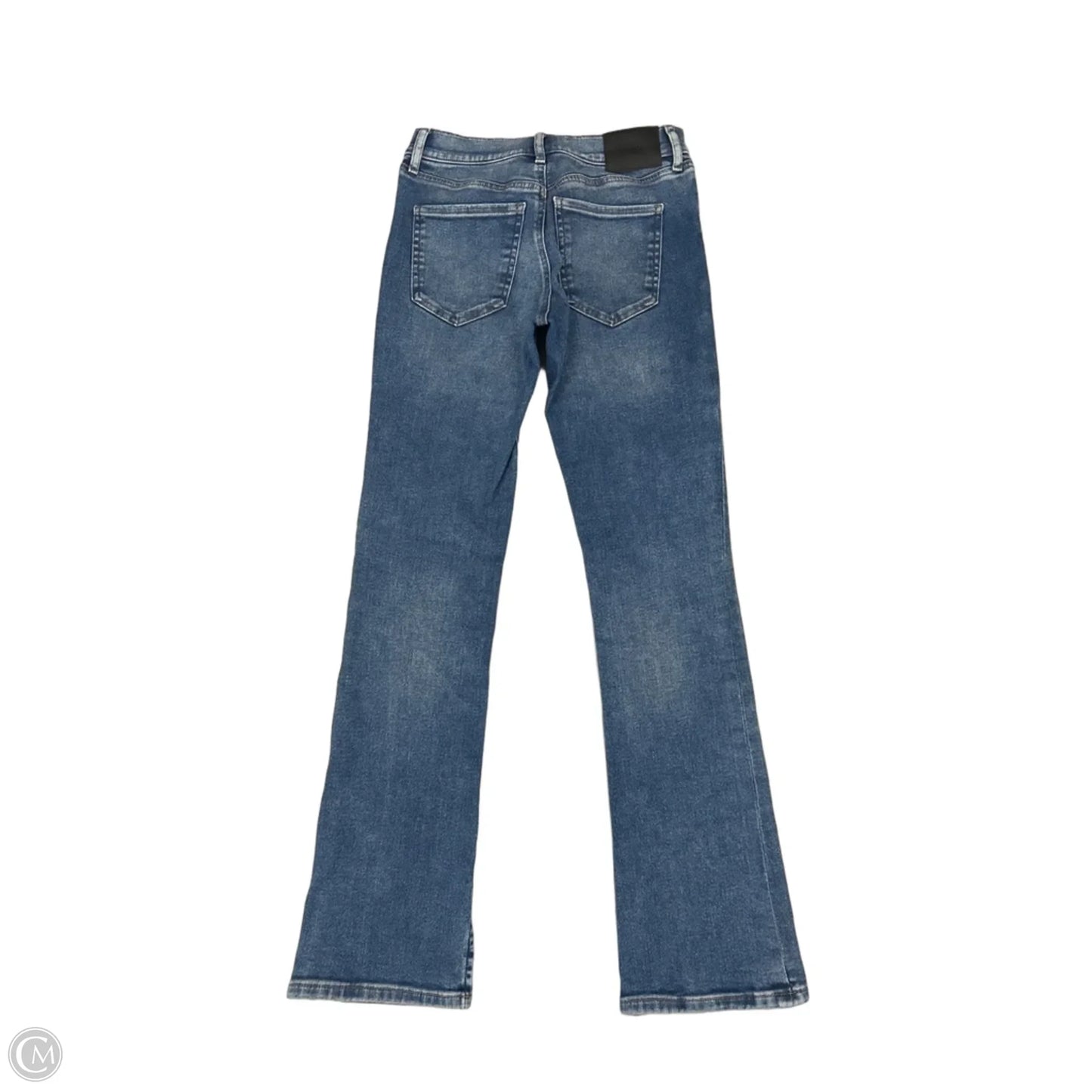 Jeans Boot Cut By Express In Blue Denim, Size: 2
