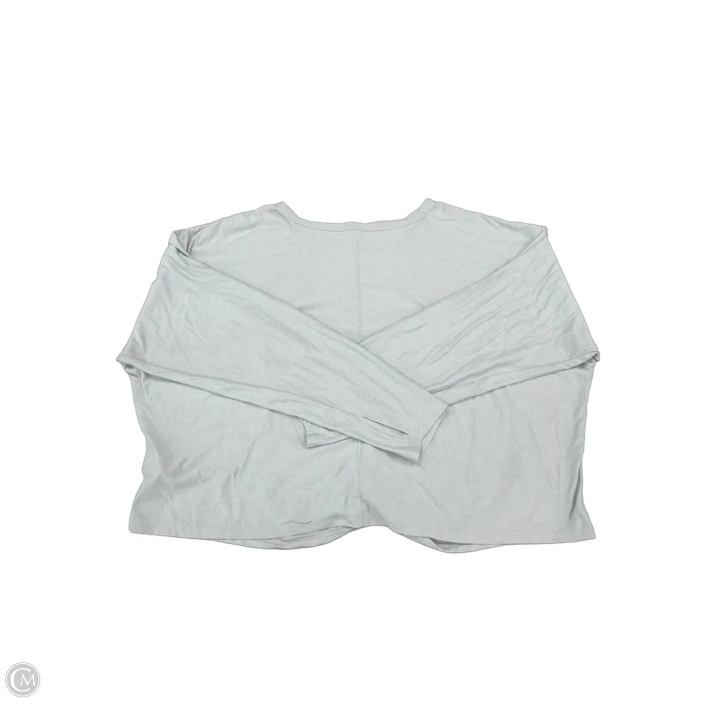 Athletic Top Long Sleeve Collar By Old Navy In Grey, Size: 2x