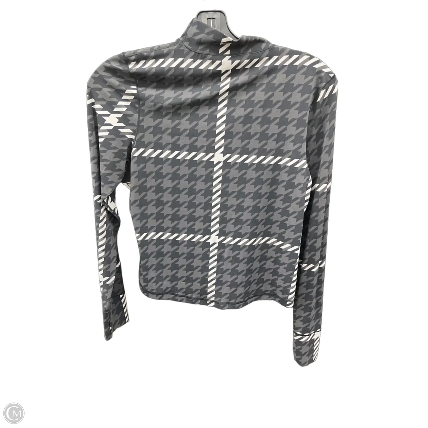 Athletic Top Long Sleeve Crewneck By Aerie In Black & Grey, Size: L