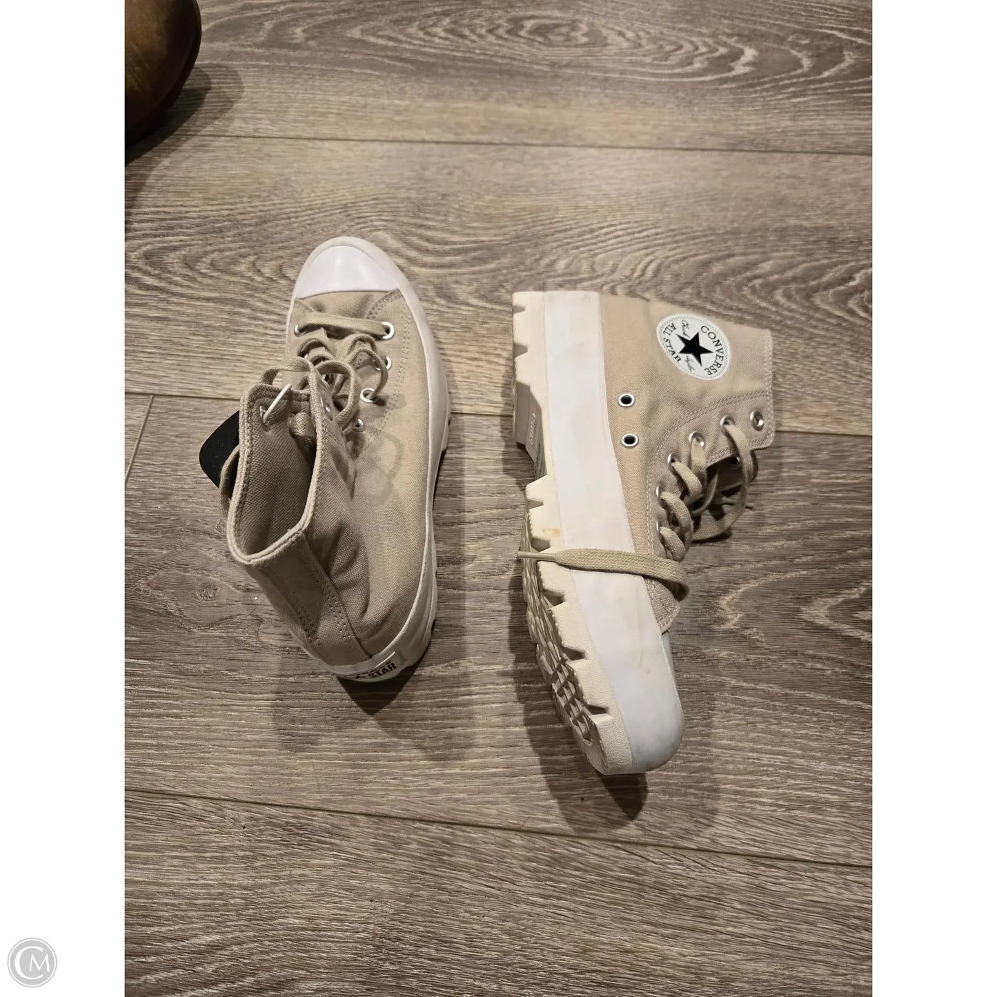 Shoes Sneakers Platform By Converse In Tan, Size: 8