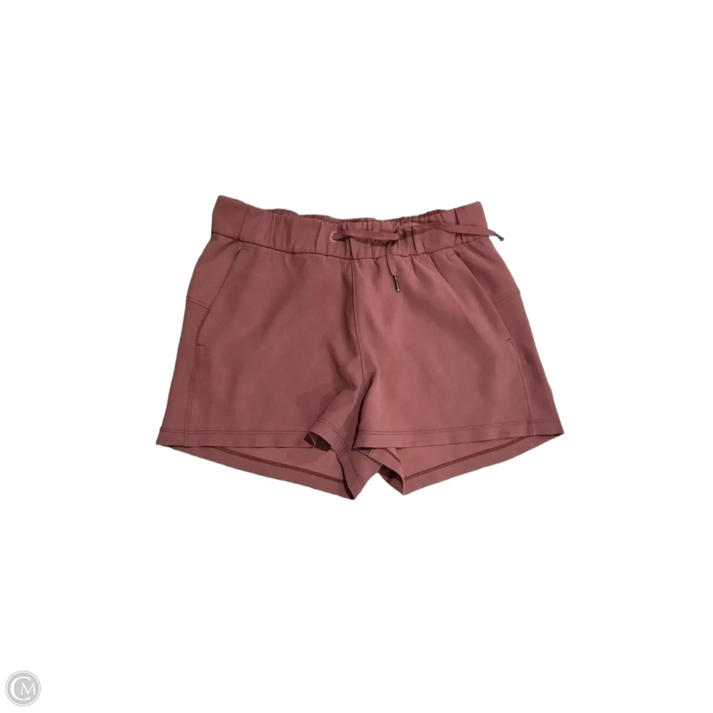 Athletic Shorts By Lululemon In Mauve, Size: 6