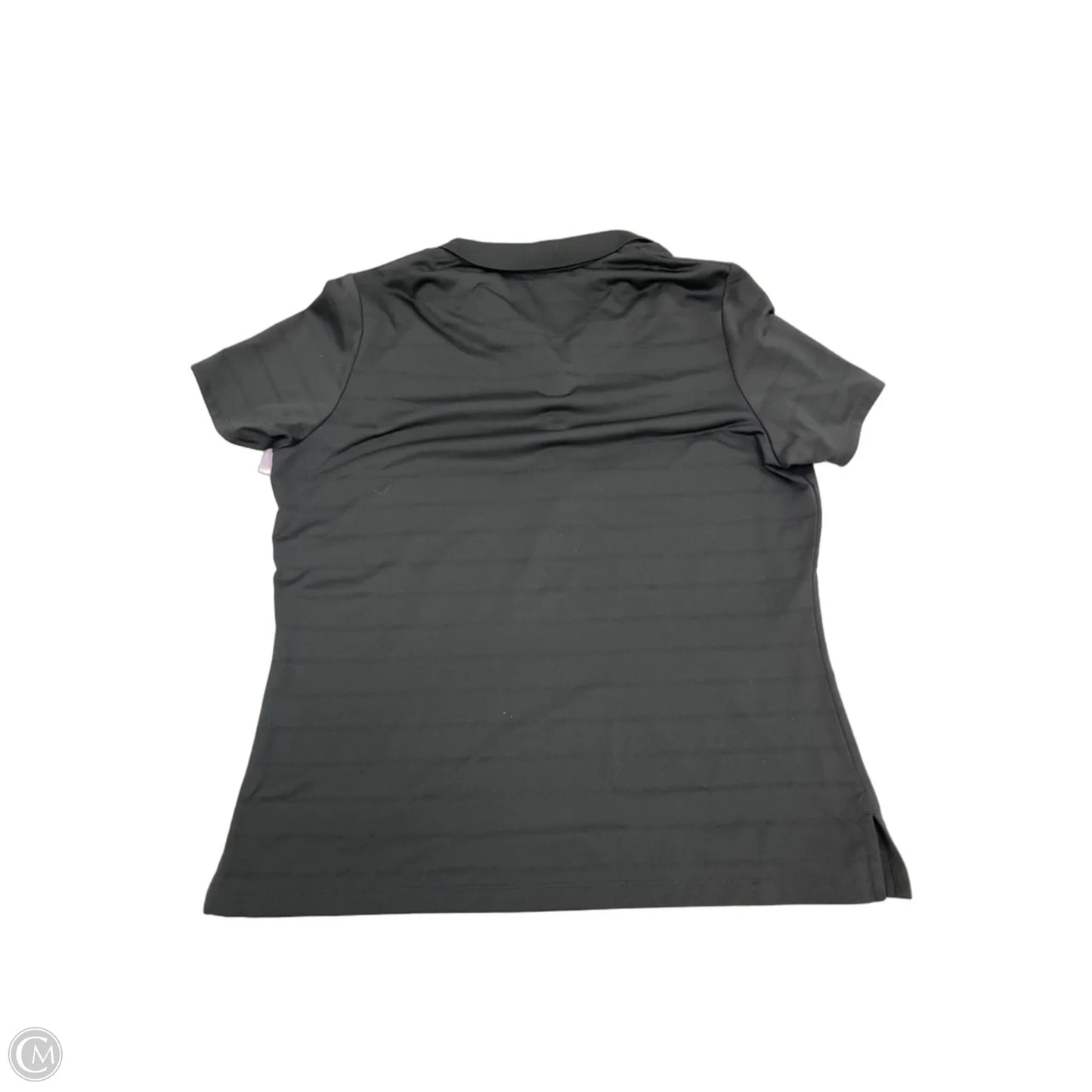 Athletic Top Short Sleeve By Callaway In Black, Size: L