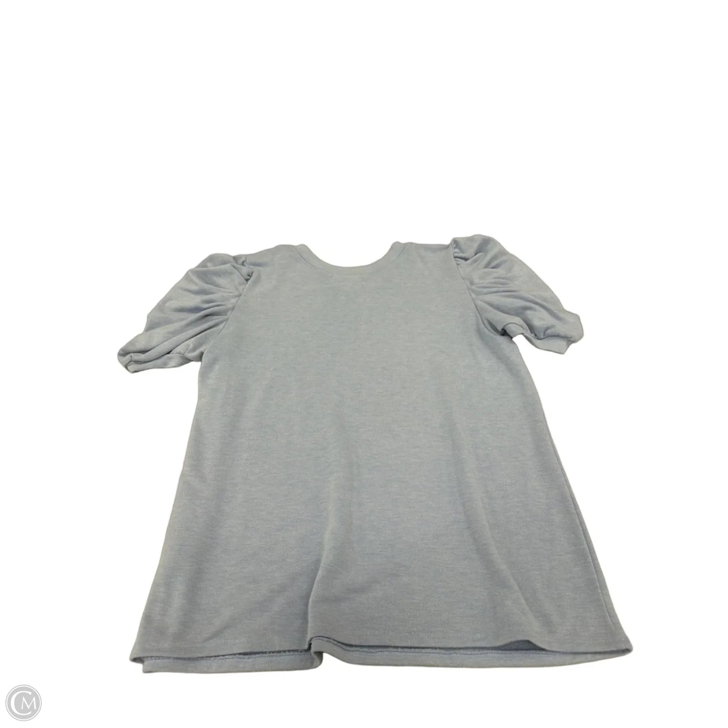 Top Short Sleeve By Cherish In Blue, Size: L