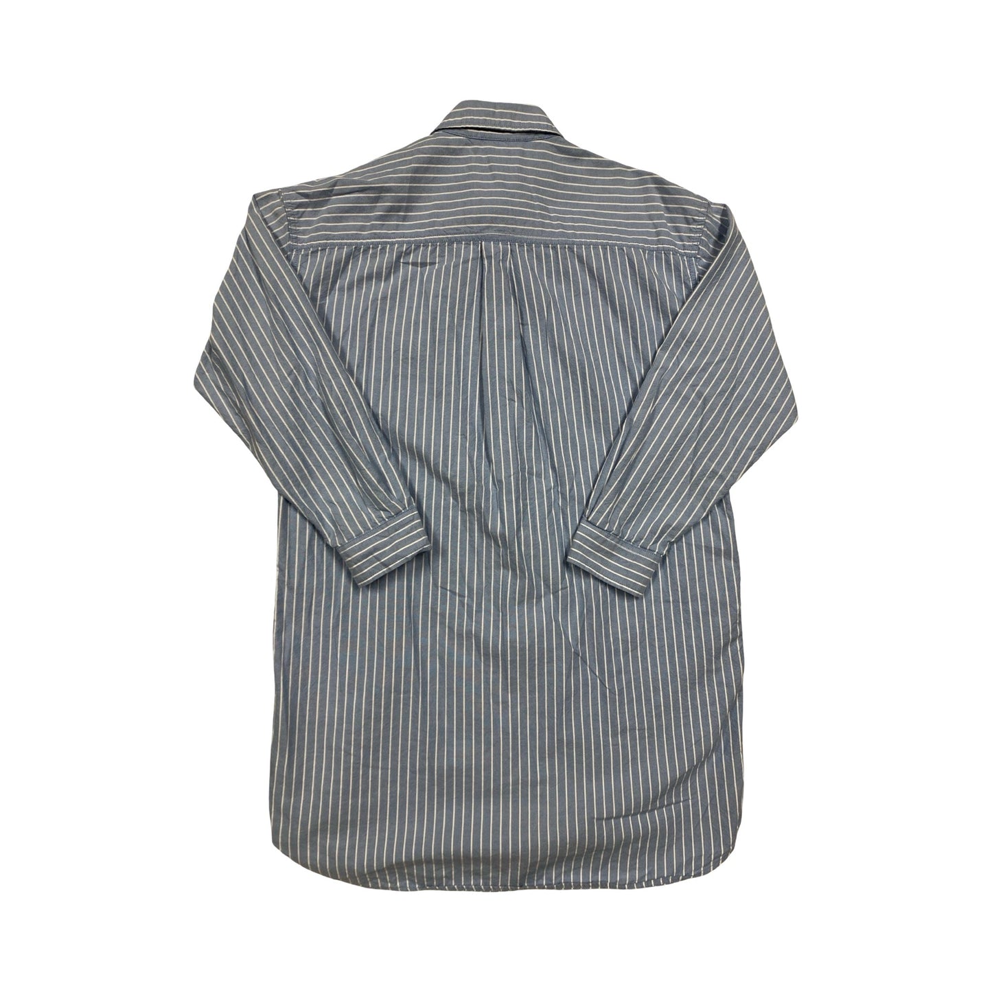 Blouse Ls By Universal Thread In Blue & White, Size:S