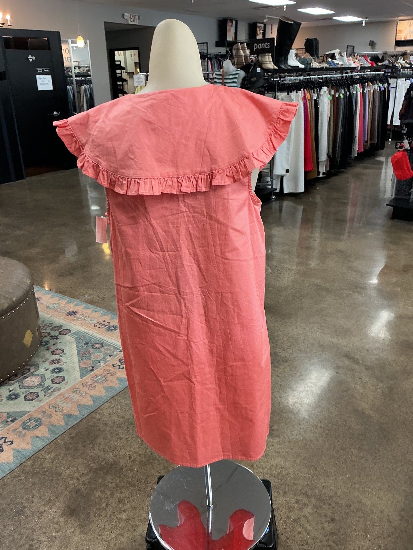 Dress Casual Short By English Factory In Orange, Size:M