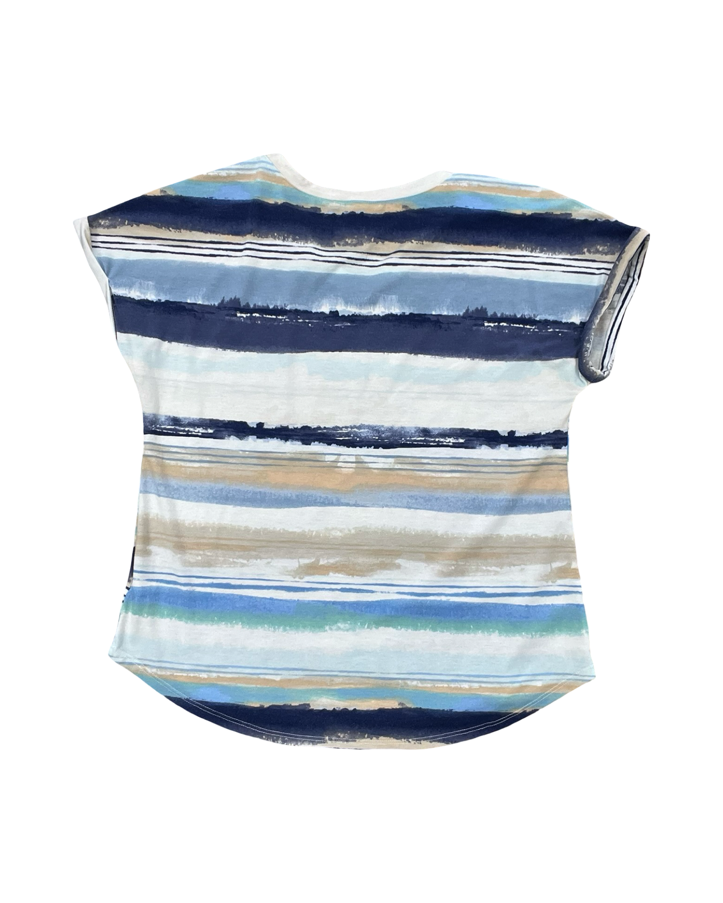 Top Ss By Tru Self In Blue & White, Size:L