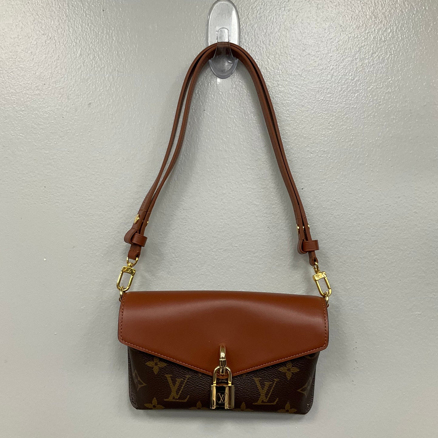 Padlock On Strap By Louis Vuitton In Brown, Size:Small