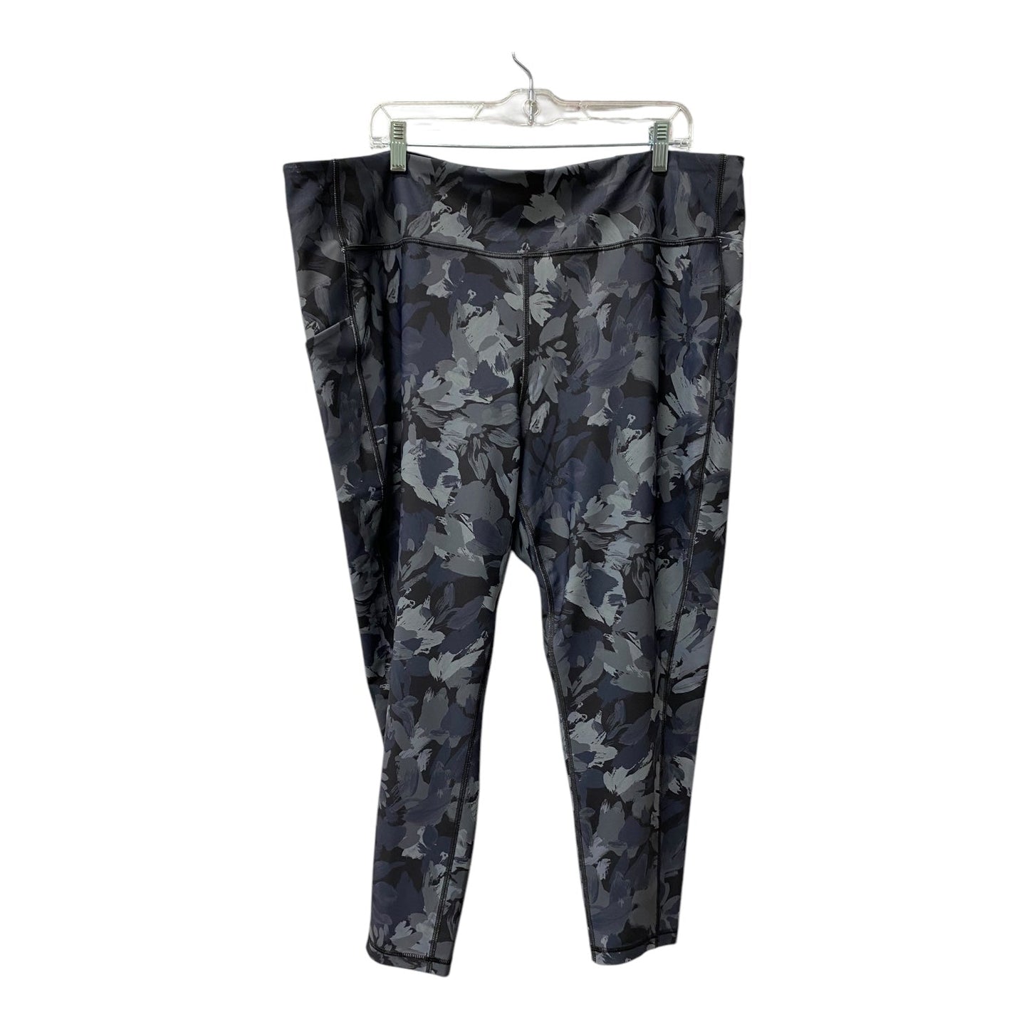 Athletic Capris By Tek Gear In Grey, Size:3X
