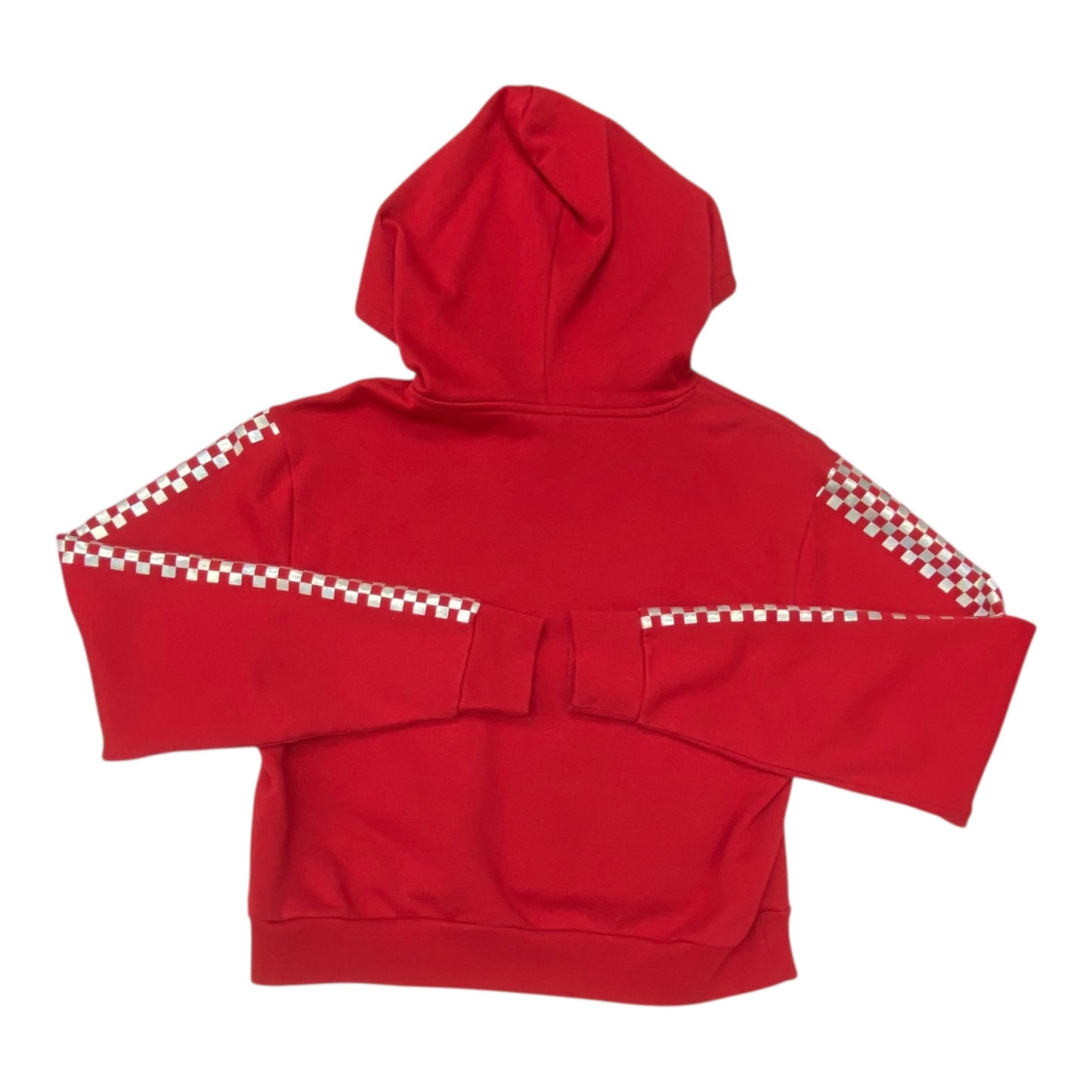 Sweatshirt Hoodie By Vans In Red & Silver, Size:M