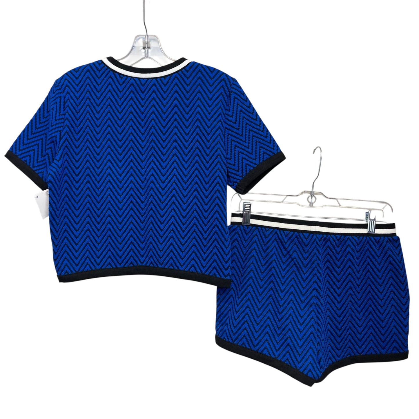 Shorts Set By Endless Rose In Black & Blue, Size:S