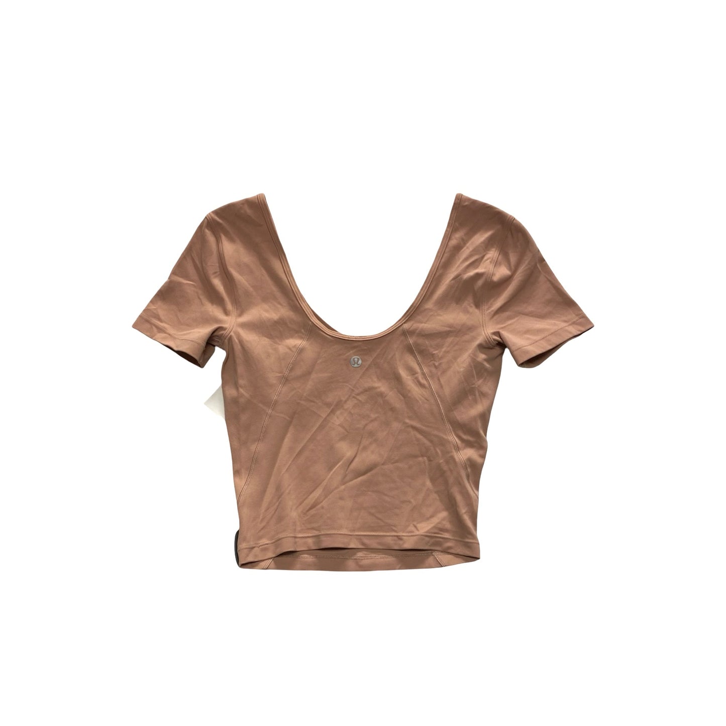 Athletic Top Ss By Lululemon In Pink, Size: XS