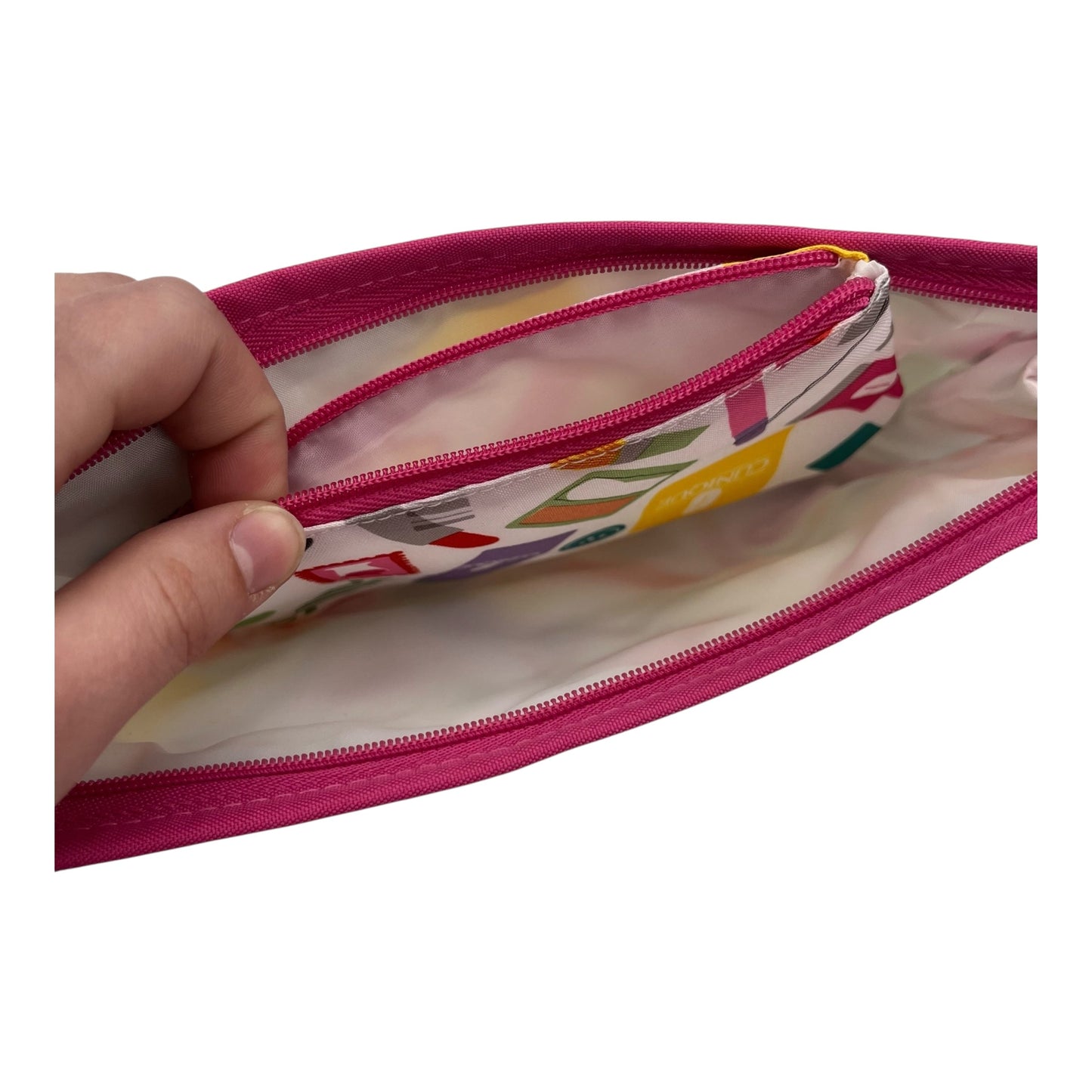 Makeup Bag By Clinique In Floral Print, Size:Medium