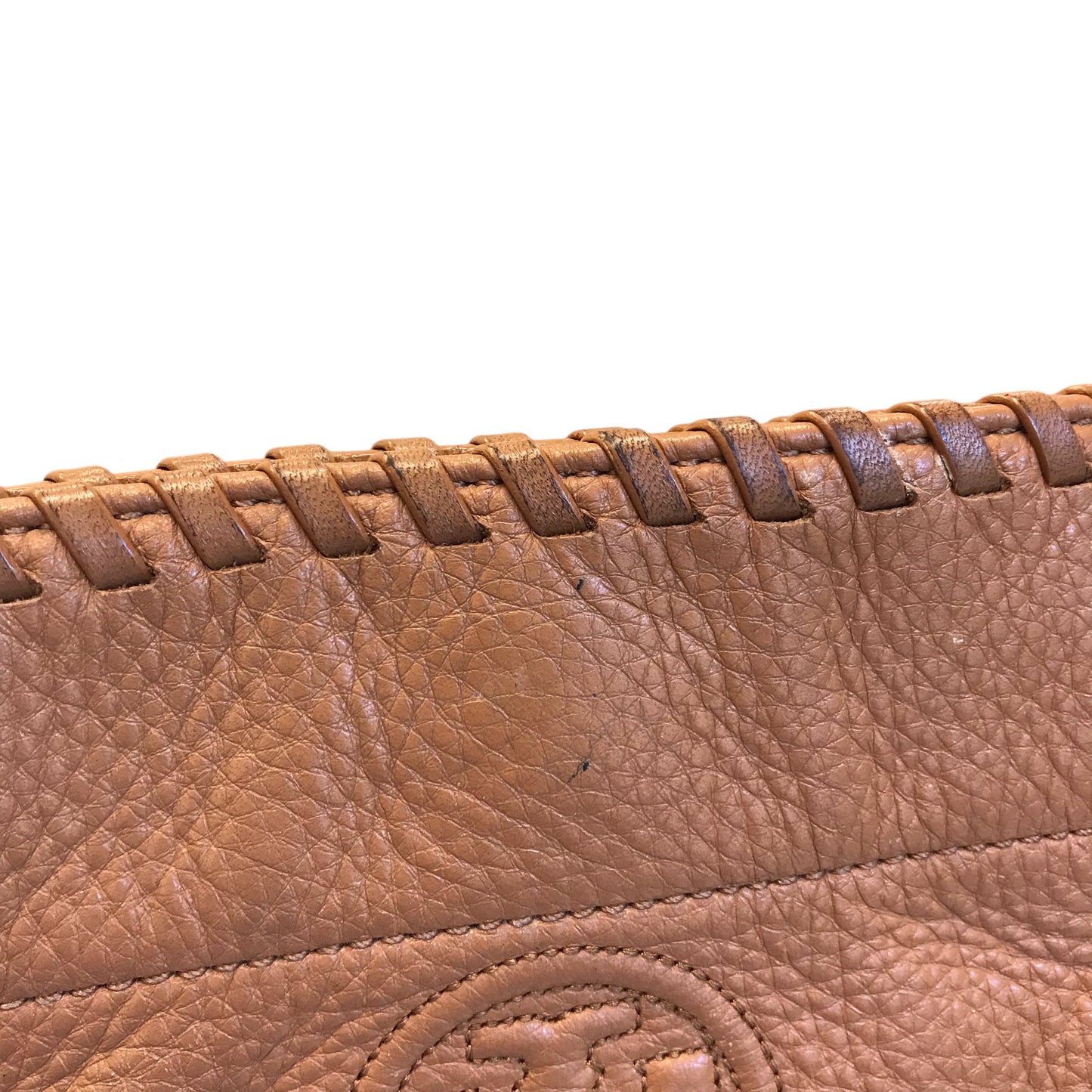 Handbag Designer By Tory Burch In Brown, Size:Medium