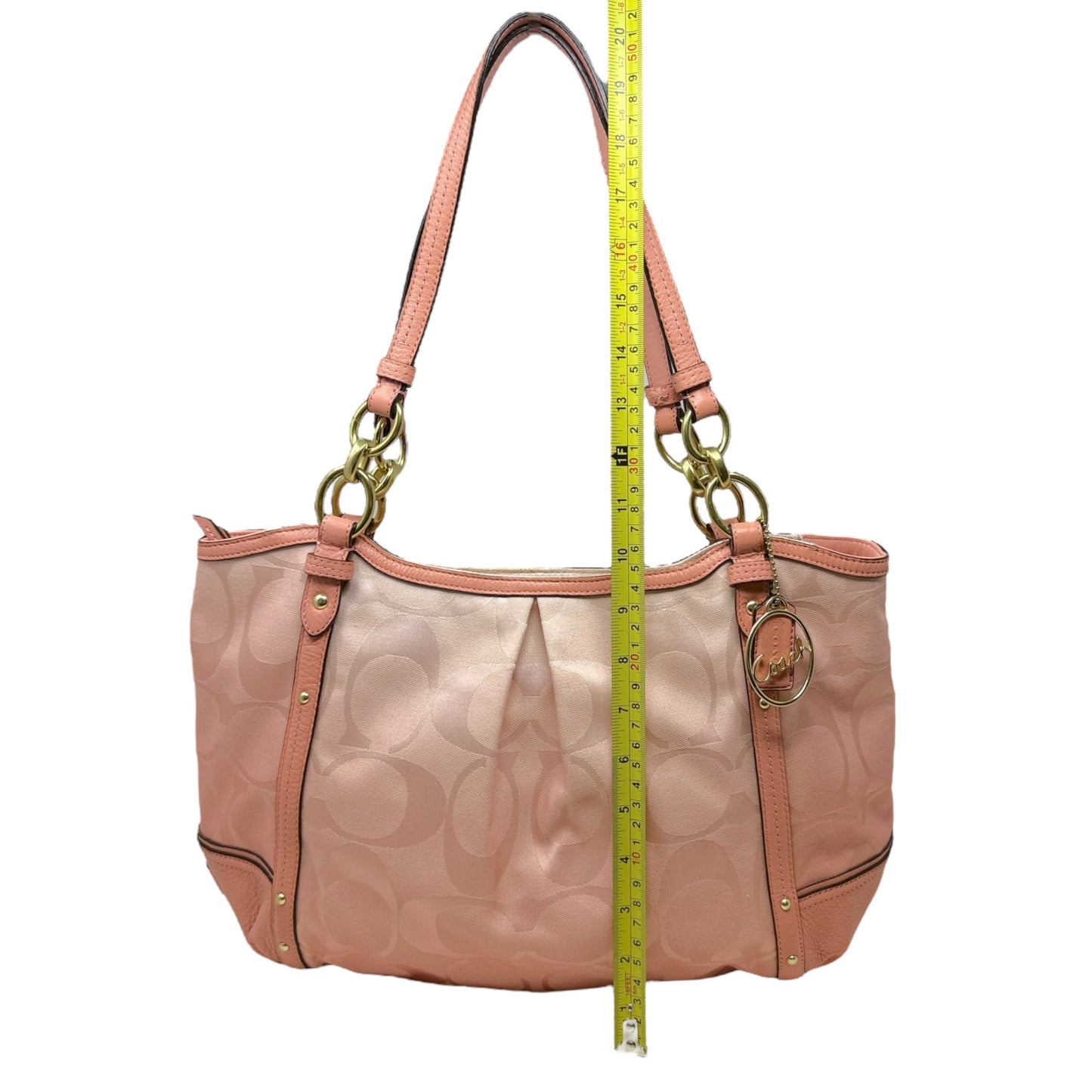 Alexandra Chain Ombre Tote Designer By Coach, Size: Medium